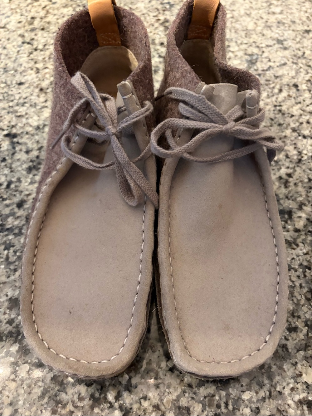 Clarks Men’s Chukka Boots in Beige and Brown